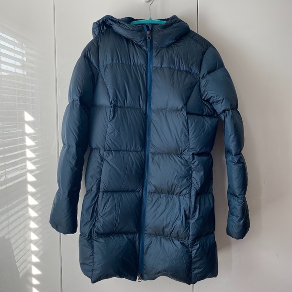 Eddie Bauer Luna Peak Down Parka Blue M 